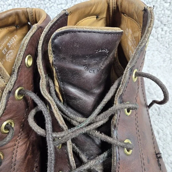 Filson Uplander Chukka Boots Brown Leather Men's 9 EE‎ Moc Toe 904 - Picture 8 of 16